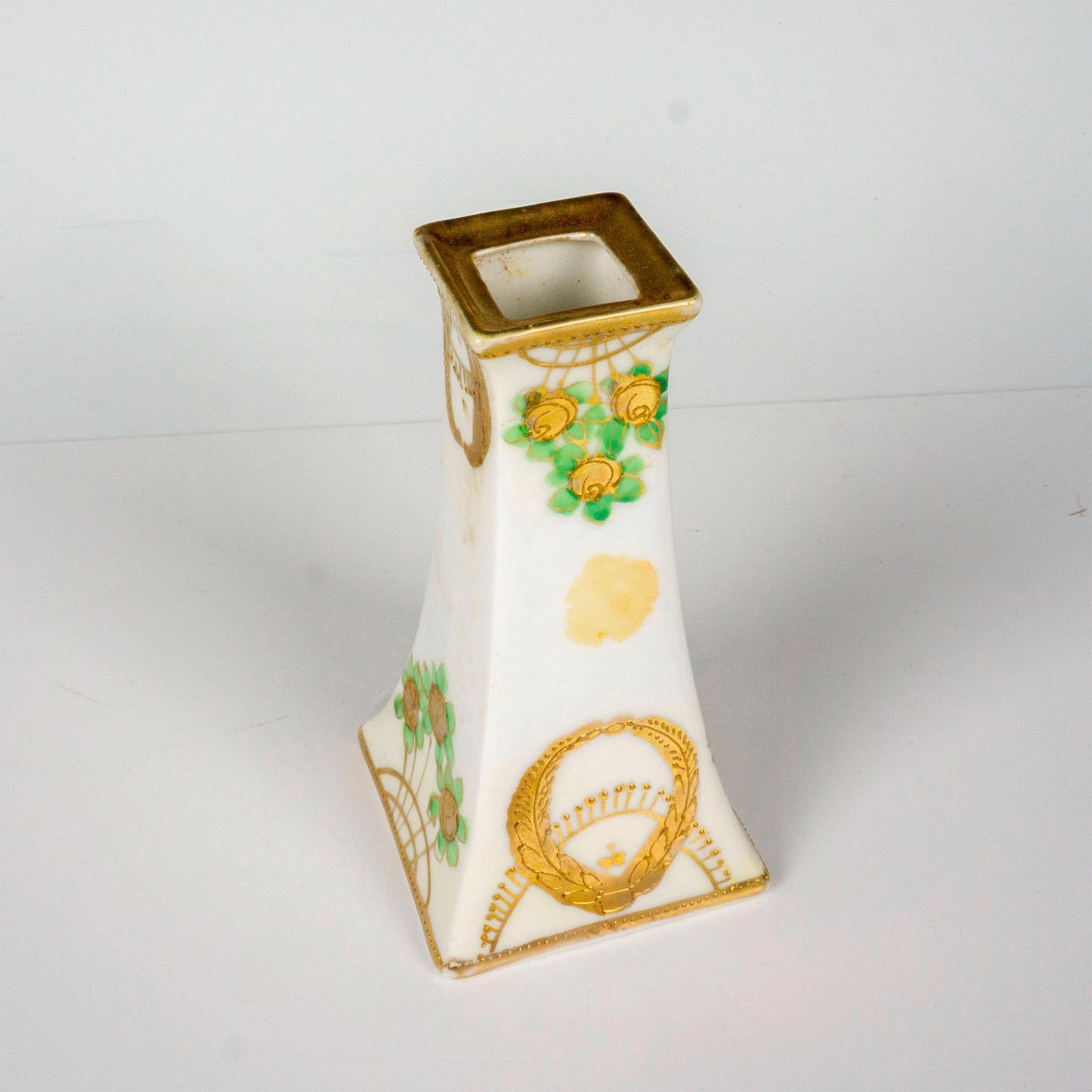 Antique Nippon Porcelain Hatpin Holder - Image 2 of 3