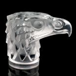 Lalique Crystal Paperweight, Eagle Head