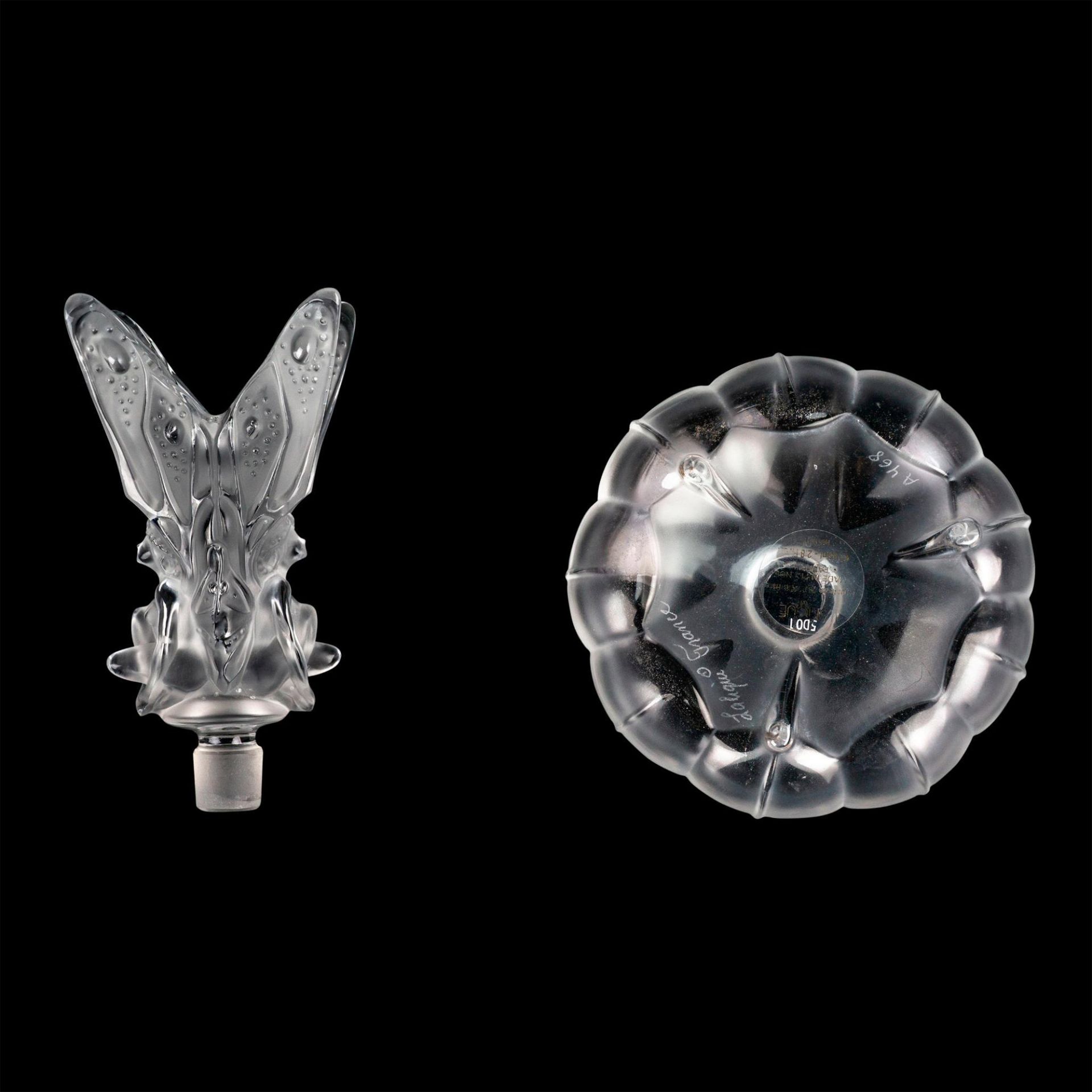 Lalique Crystal Perfume Bottle, Les Fees - Bild 3 aus 3