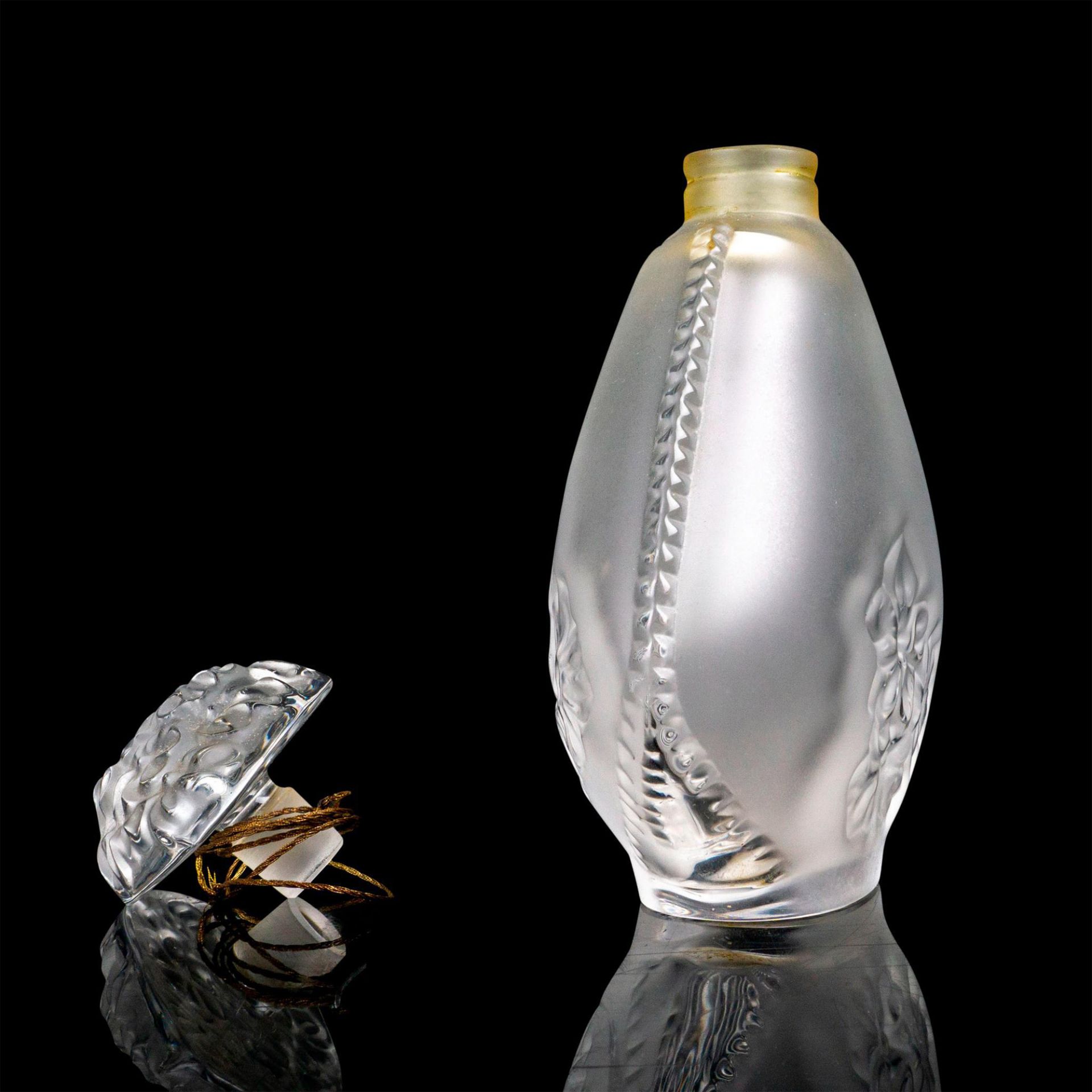 Lalique Crystal Perfume Bottle, Jasmin - Bild 2 aus 3