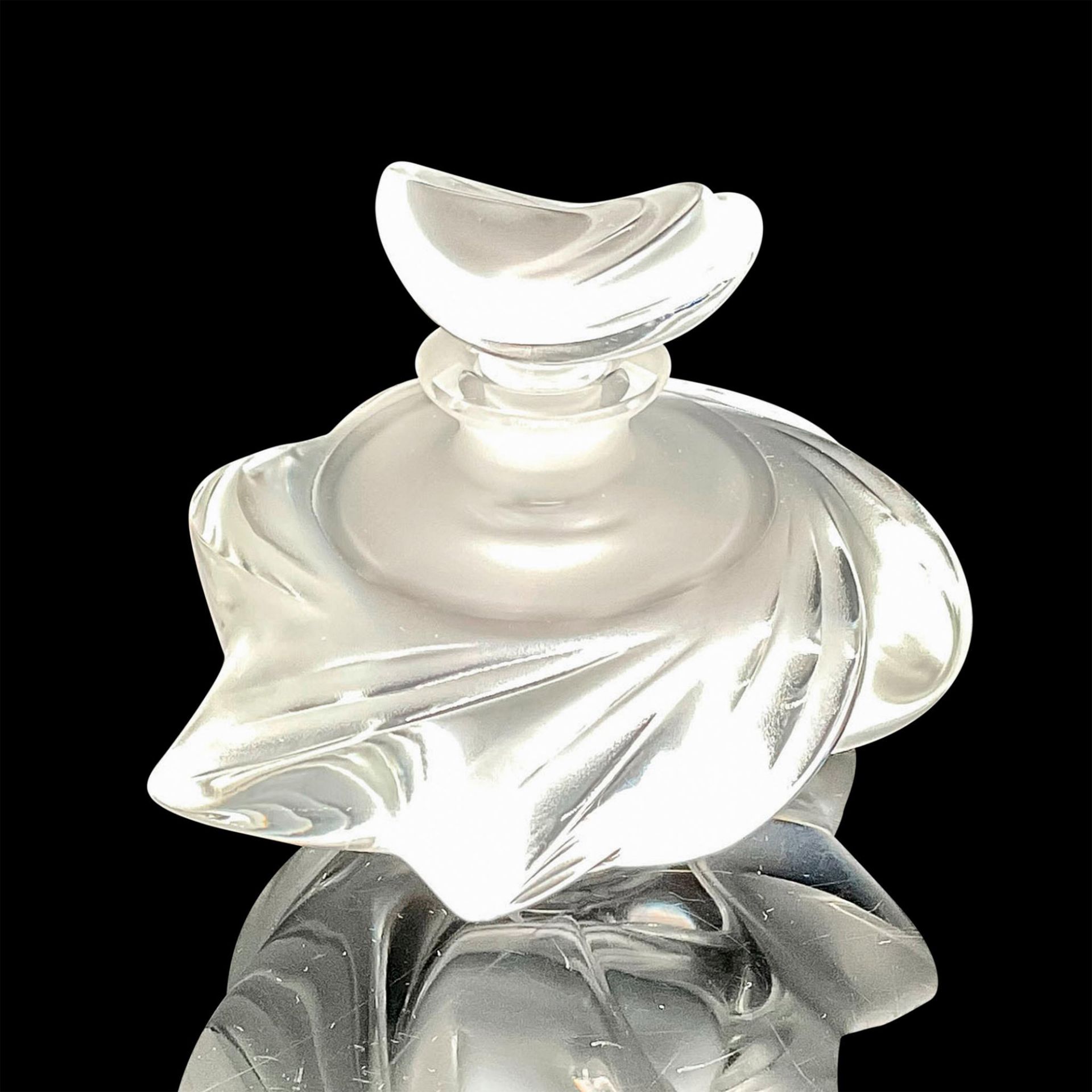 Lalique Crystal Perfume Bottle Samoa Frosted and Clear - Bild 2 aus 3