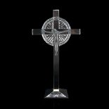 Lalique Crystal Crucifix, Crown of Thorns