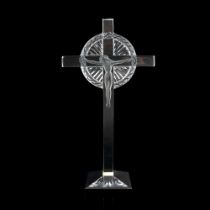 Lalique Crystal Crucifix, Crown of Thorns