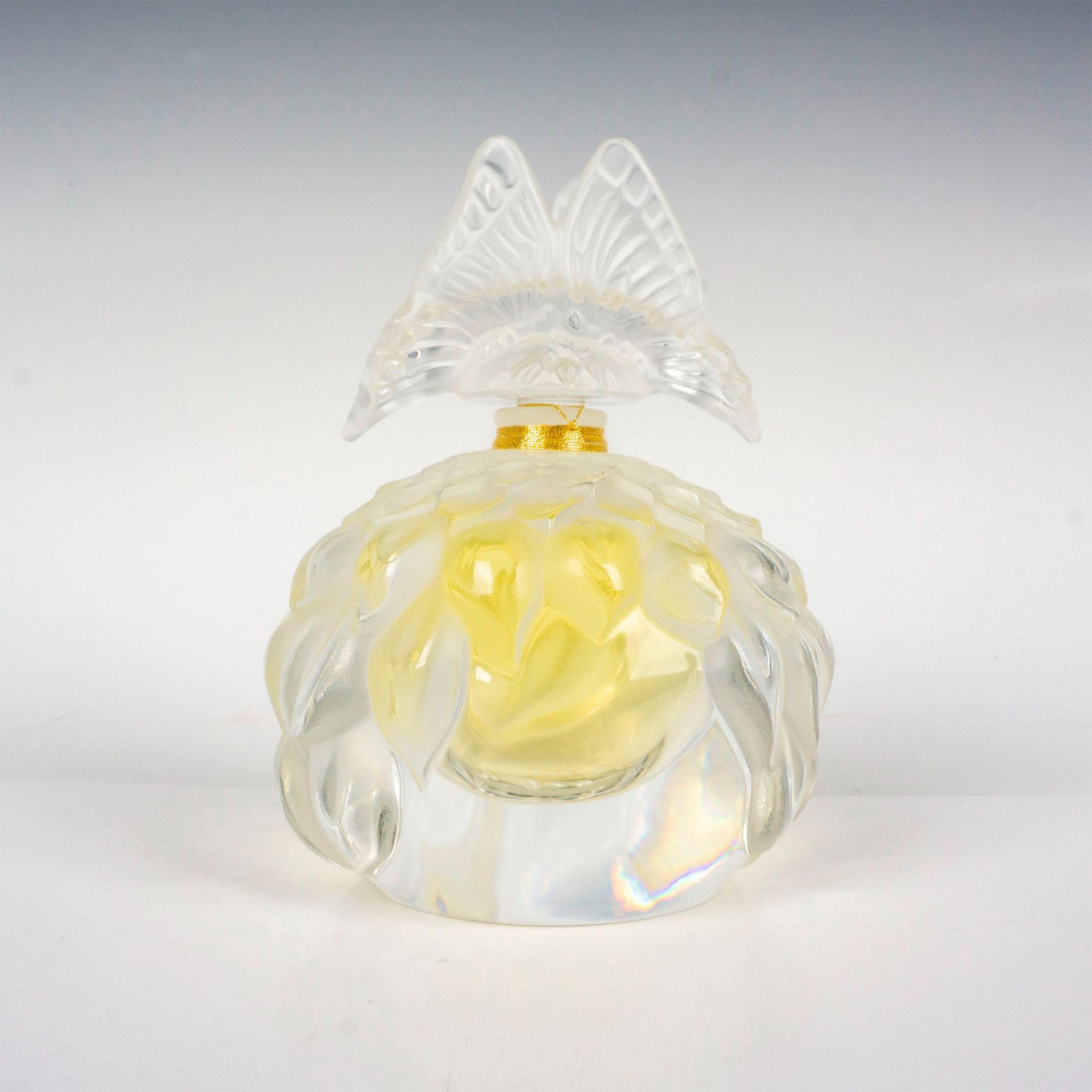 Lalique Crystal Perfume Bottle, Butterfly