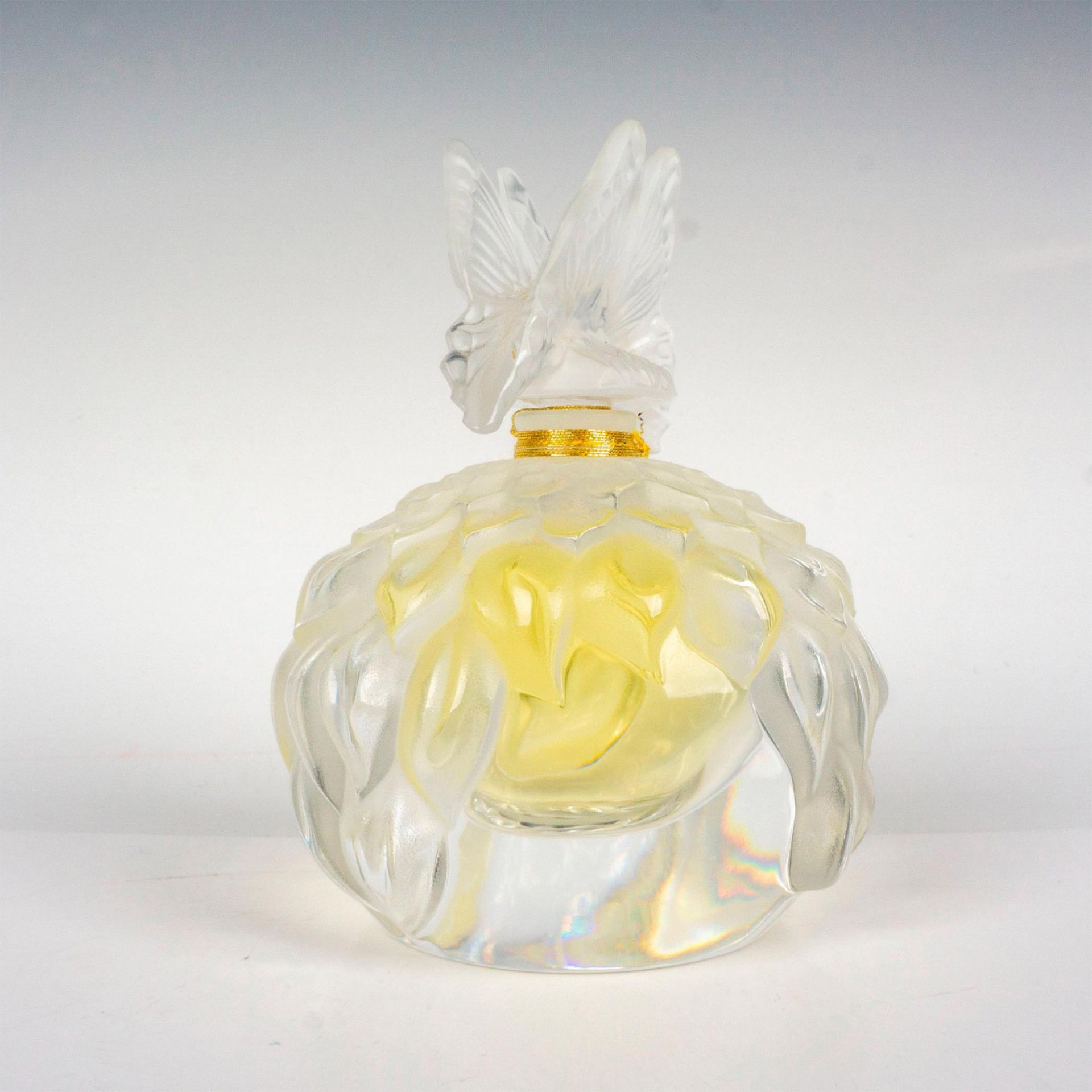 Lalique Crystal Perfume Bottle, Butterfly - Bild 2 aus 3