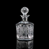 Lalique Crystal Decanter with Stopper, Khepri