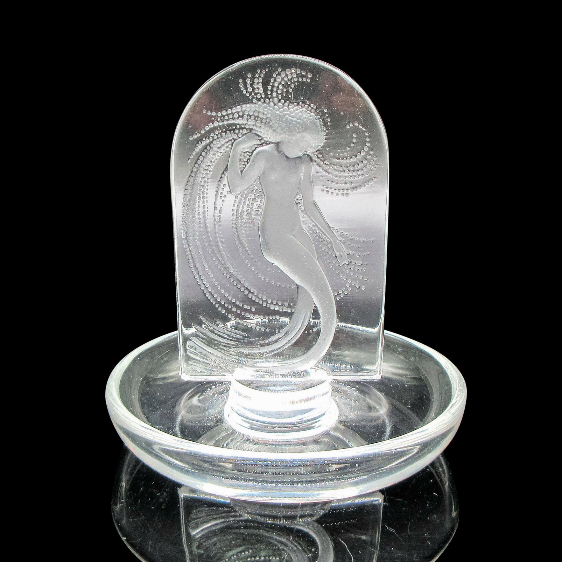 Lalique Crystal Ring Dish, Sirene - Image 2 of 3