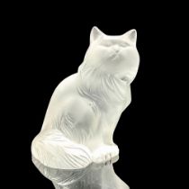 Lalique Crystal Figurine Seated Cat Heggie