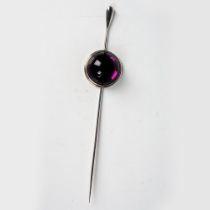 Lalique Crystal Stick Pin, Nerita