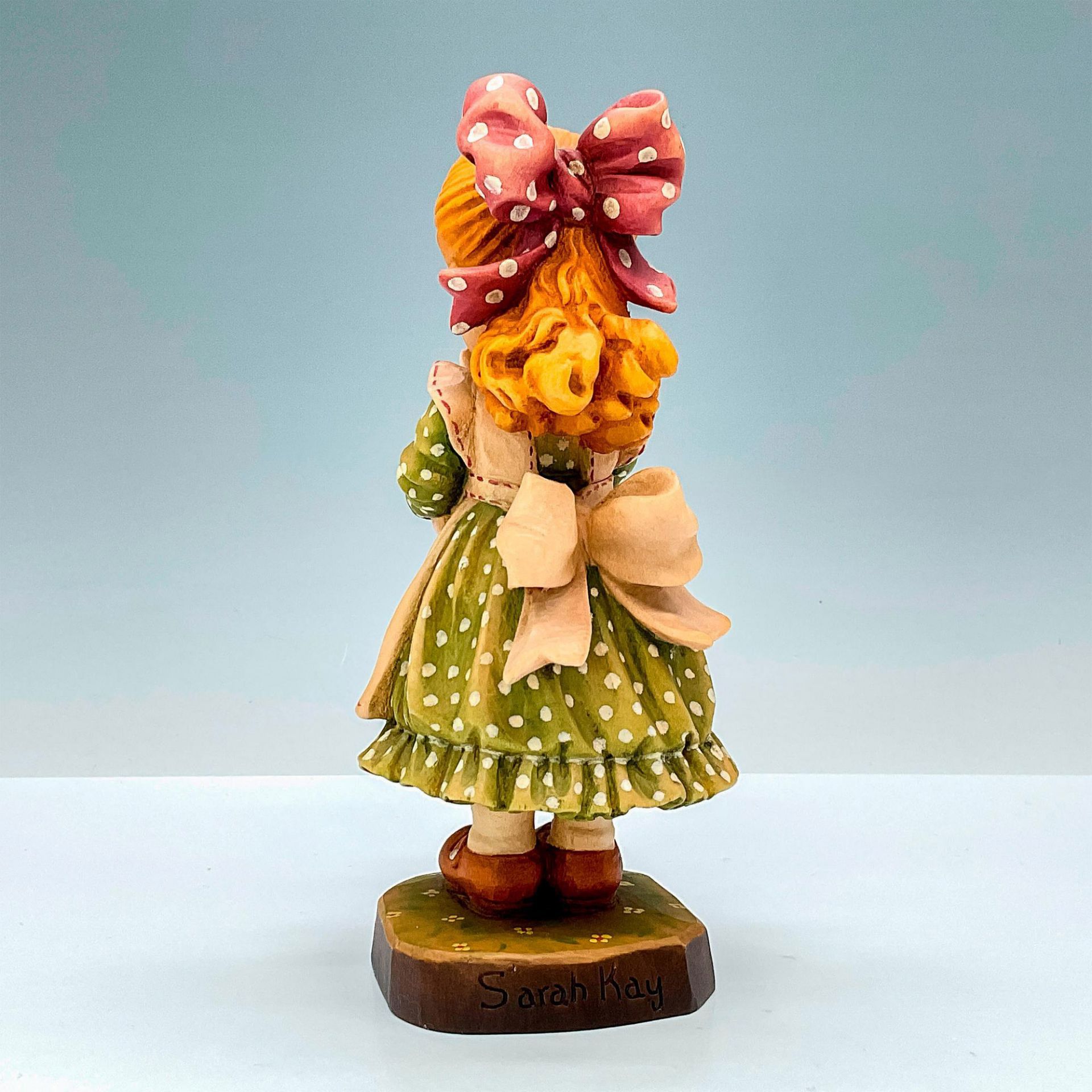 Anri Italy Wood Carved Figurine, Spring Delight - Image 2 of 3