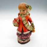 Anri Italy Wood Carved Figurine, Winter Surprise