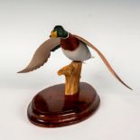 L Harvey Signed Duck Figurine