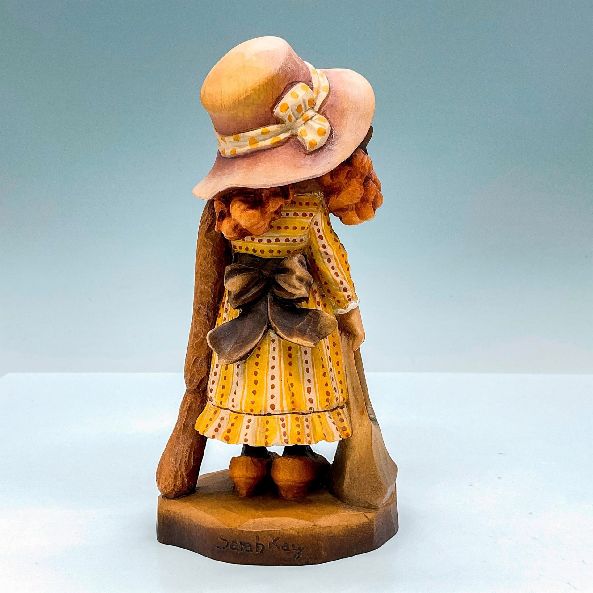 Anri Italy Wood Carved Figurine, Dress Up - Image 2 of 3