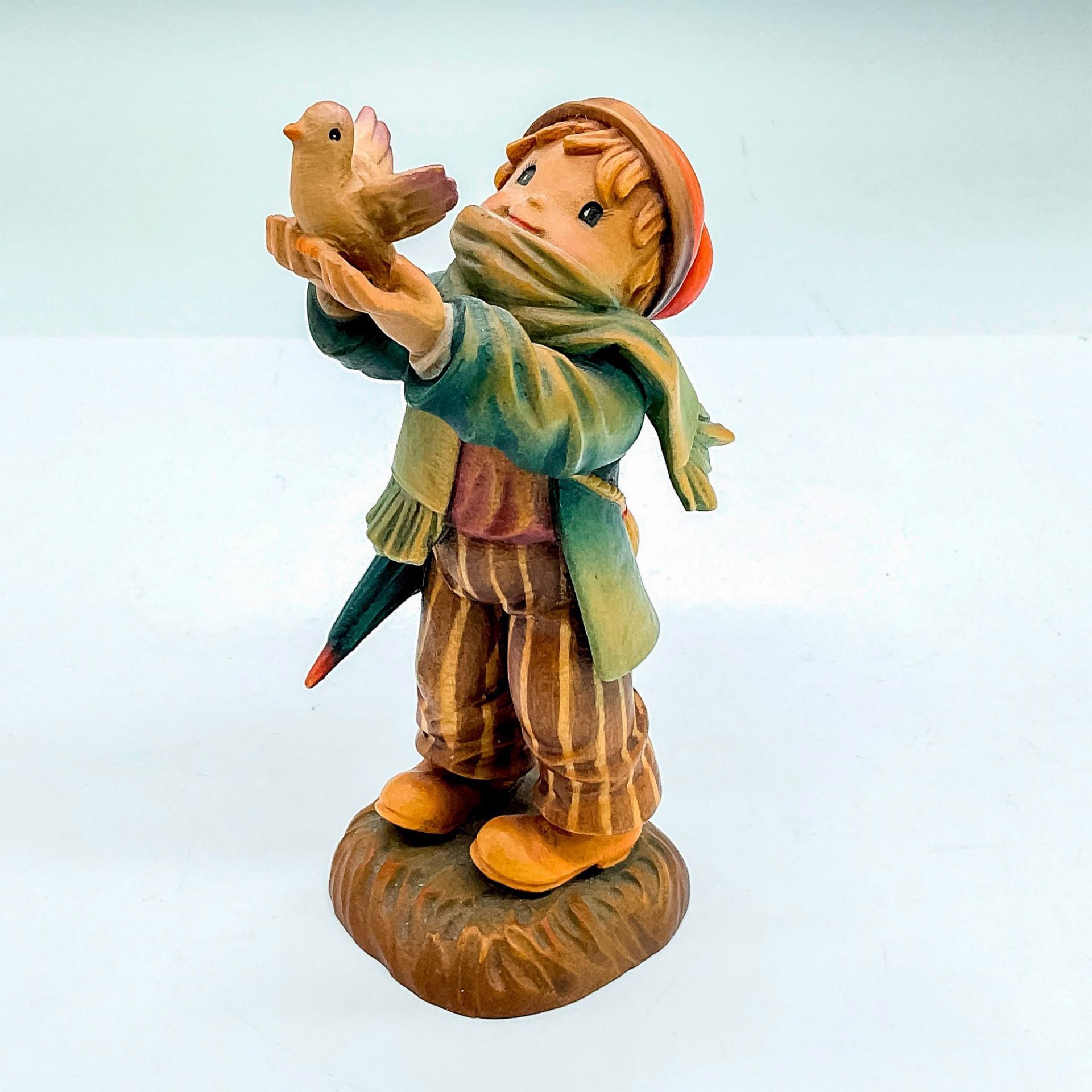 Anri Italy Wood Carved Figurine, Freedom Bound