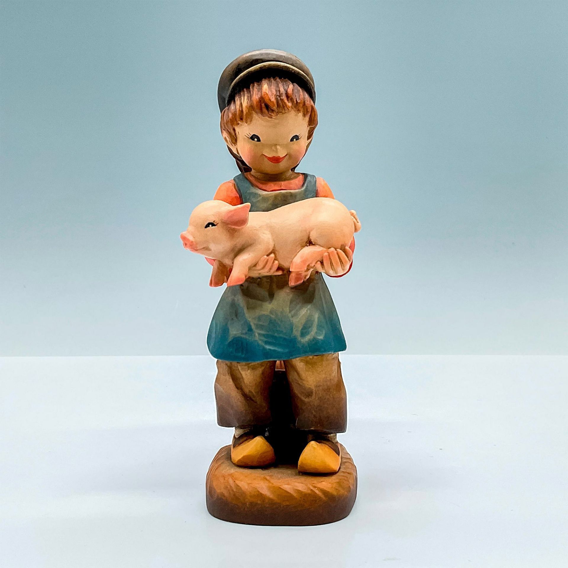 Anri Italy Wood Carved Figurine, Jolly Gift