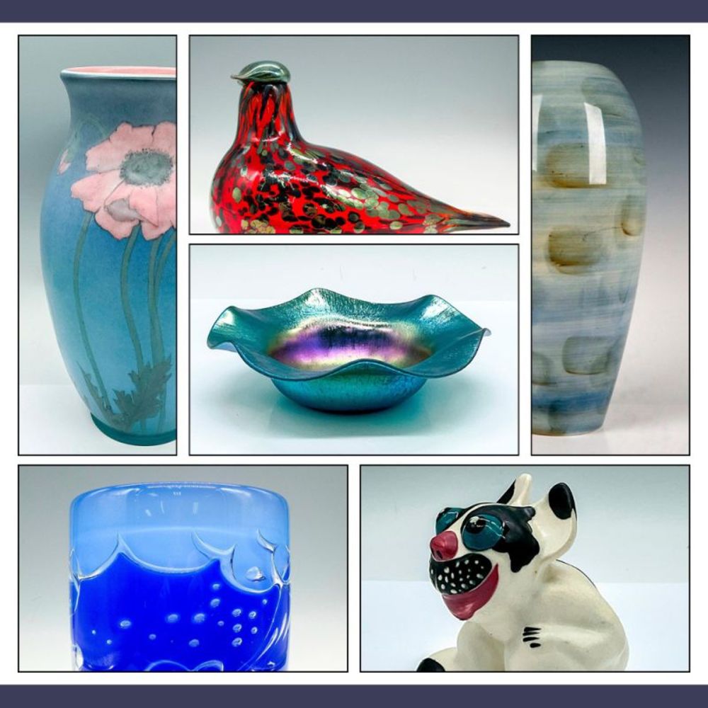 American Art Pottery & Glass Auction