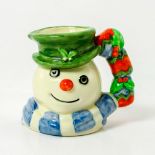 Snowman Christmas Cracker D7158 - Mini - Royal Doulton Character Jug