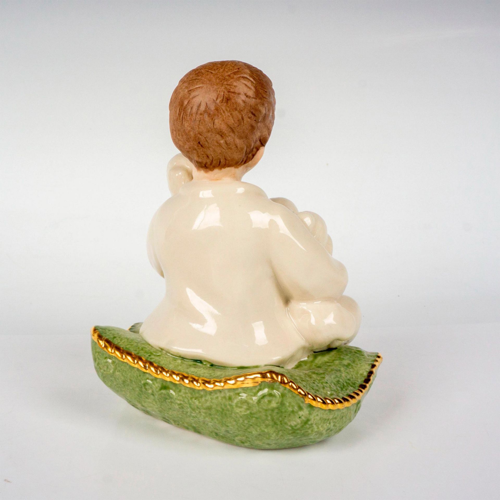 Lenox Fireplace Collection Figurine, Boy Holding Dogs - Image 2 of 4