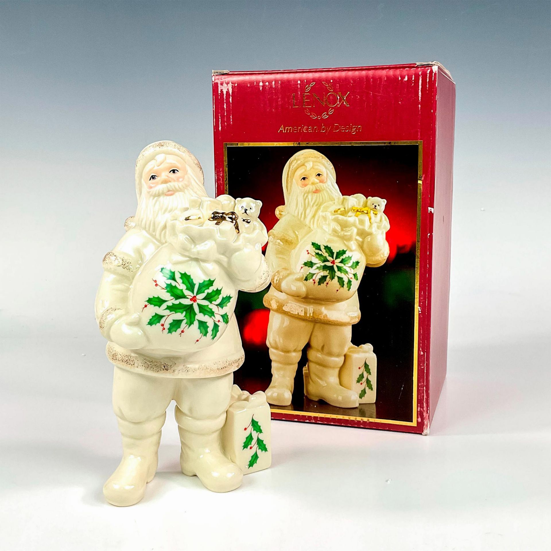 Lenox Porcelain Figurine, Santa with Toy Sack - Bild 2 aus 5