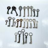 25pc Vintage Assorted Skelton Keys