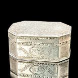 Sterling Silver Nutmeg Grinder Box, Phipps & Robinson