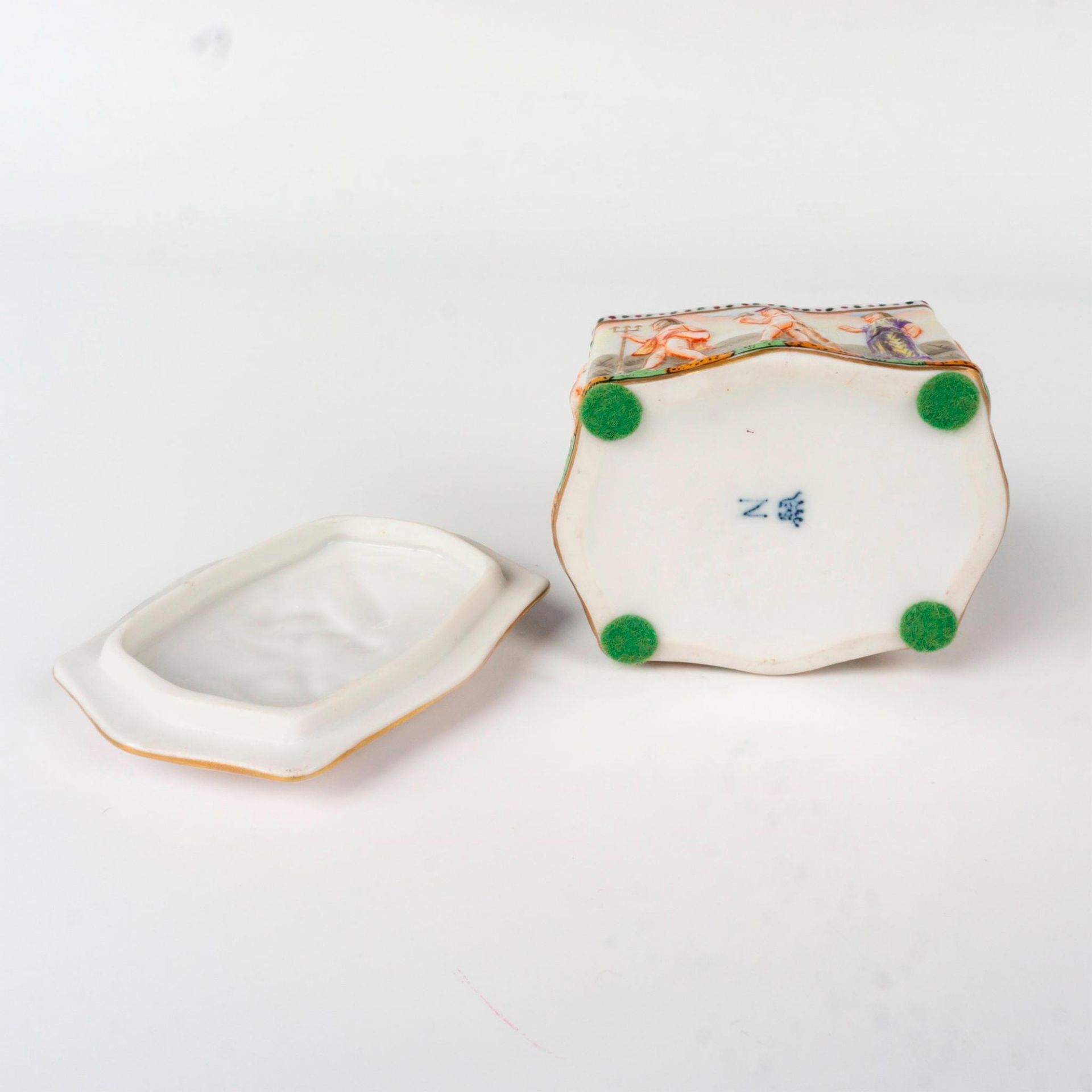 Capodimonte Porcelain Lidded Trinket Box - Image 4 of 8