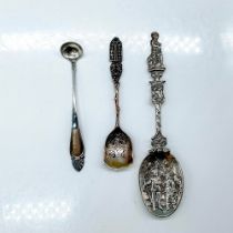 3pc Vintage Sterling Silver Spoons