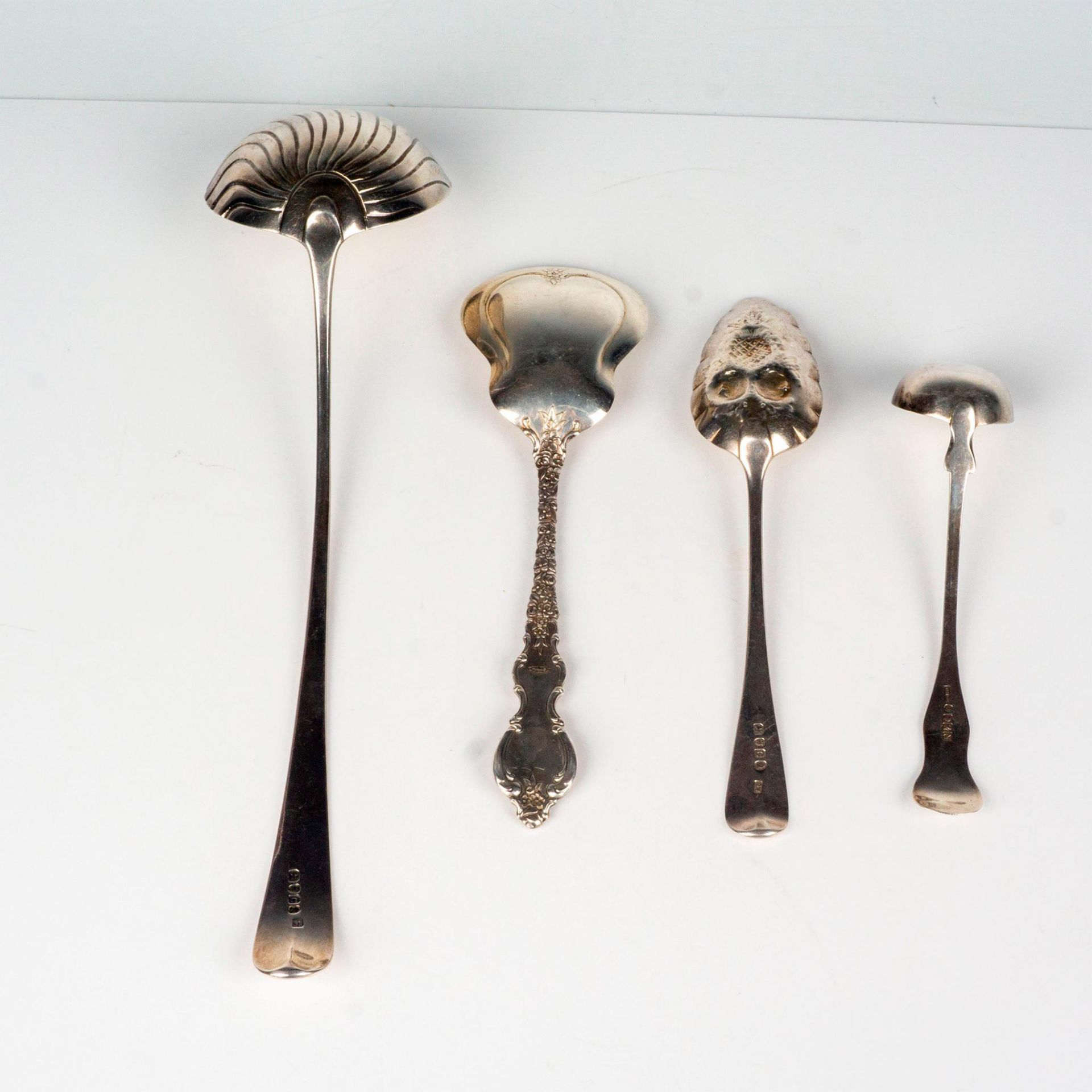 4pc Sterling Silver Serving Spoons - Image 2 of 2