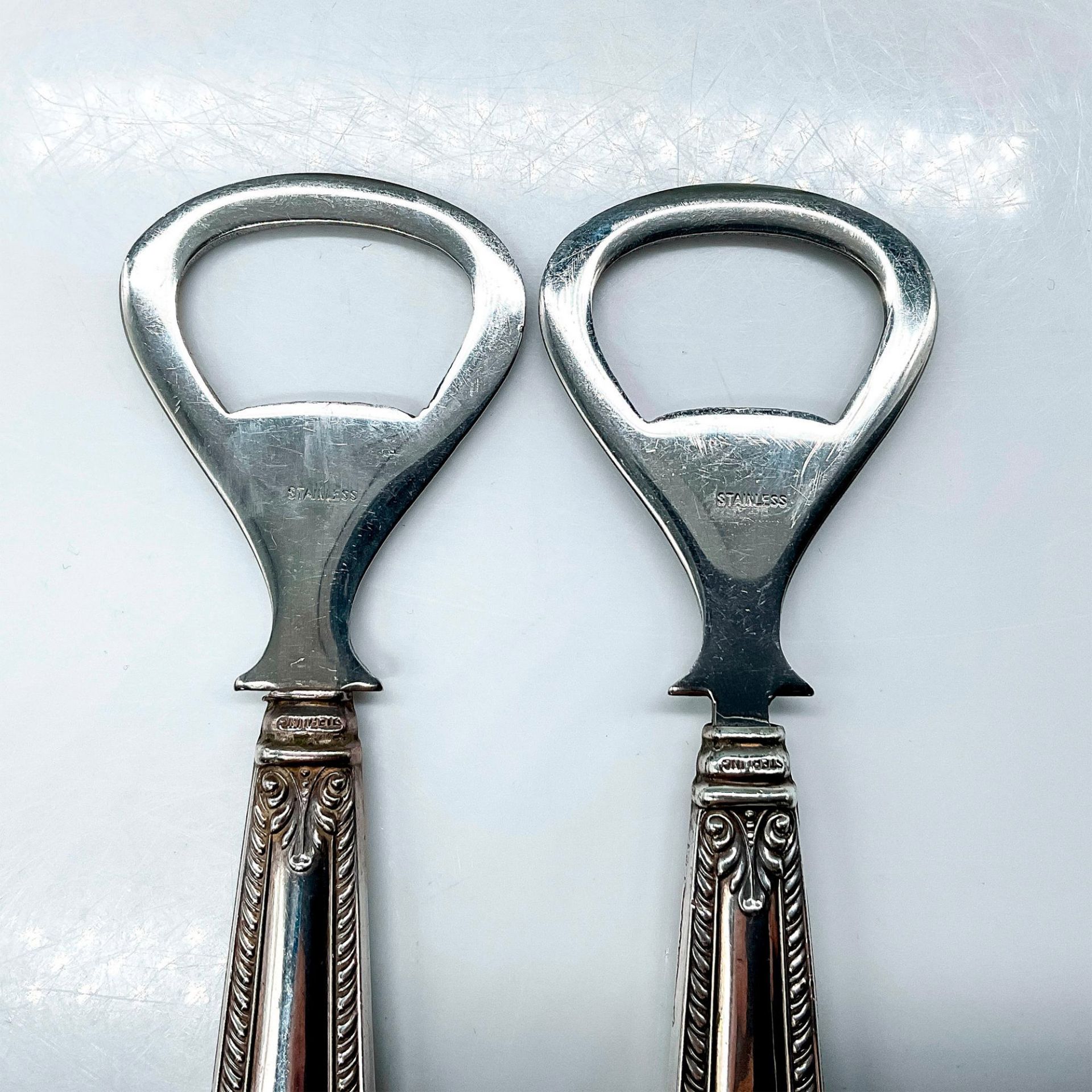 Pair of Vintage Sterling Silver Bottle Openers - Image 2 of 2