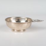 Cartier Sterling Silver Handled Dish with French Medal Base