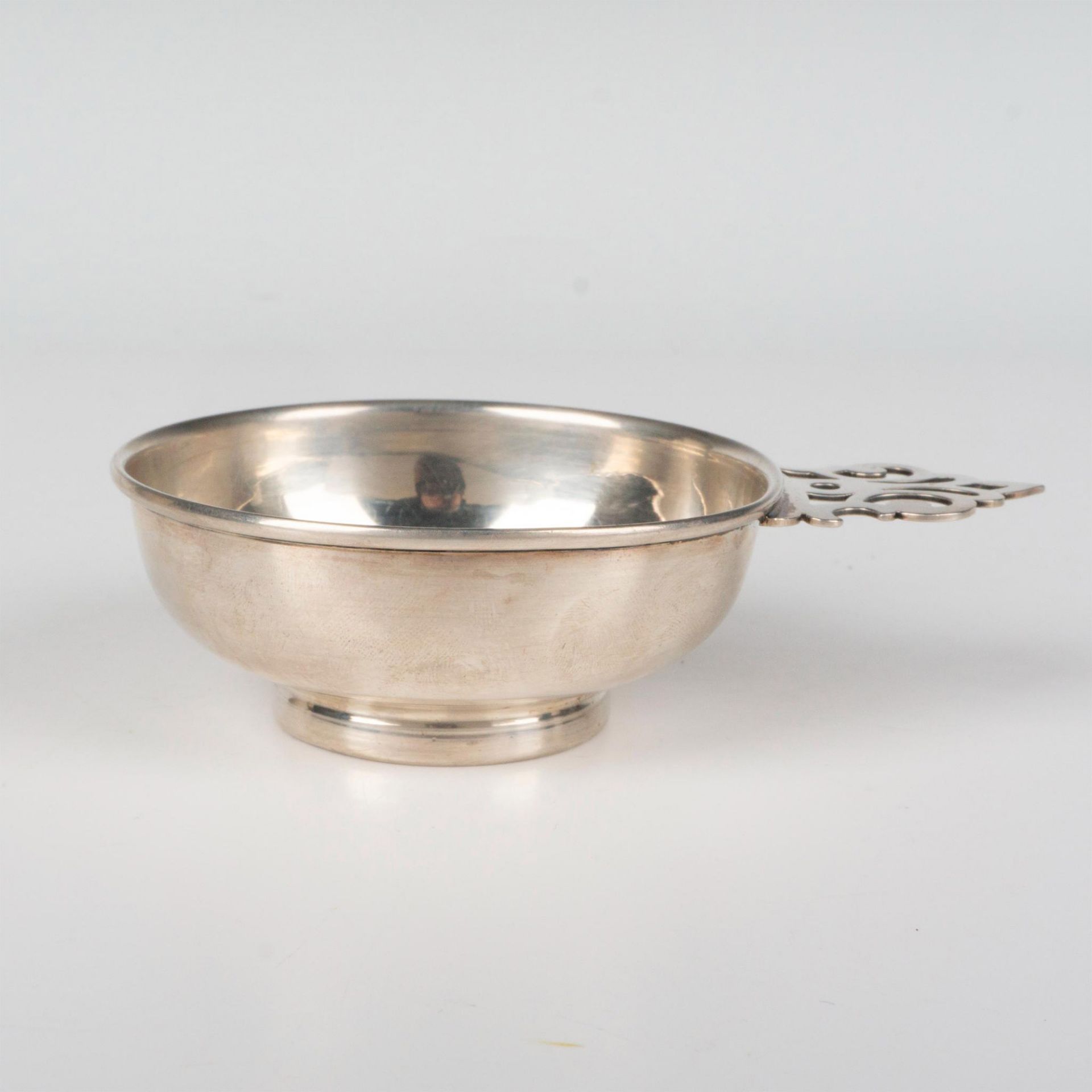 Cartier Sterling Silver Handled Dish with French Medal Base