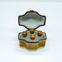 Limoges HP Porcelain Decorative Perfume Box