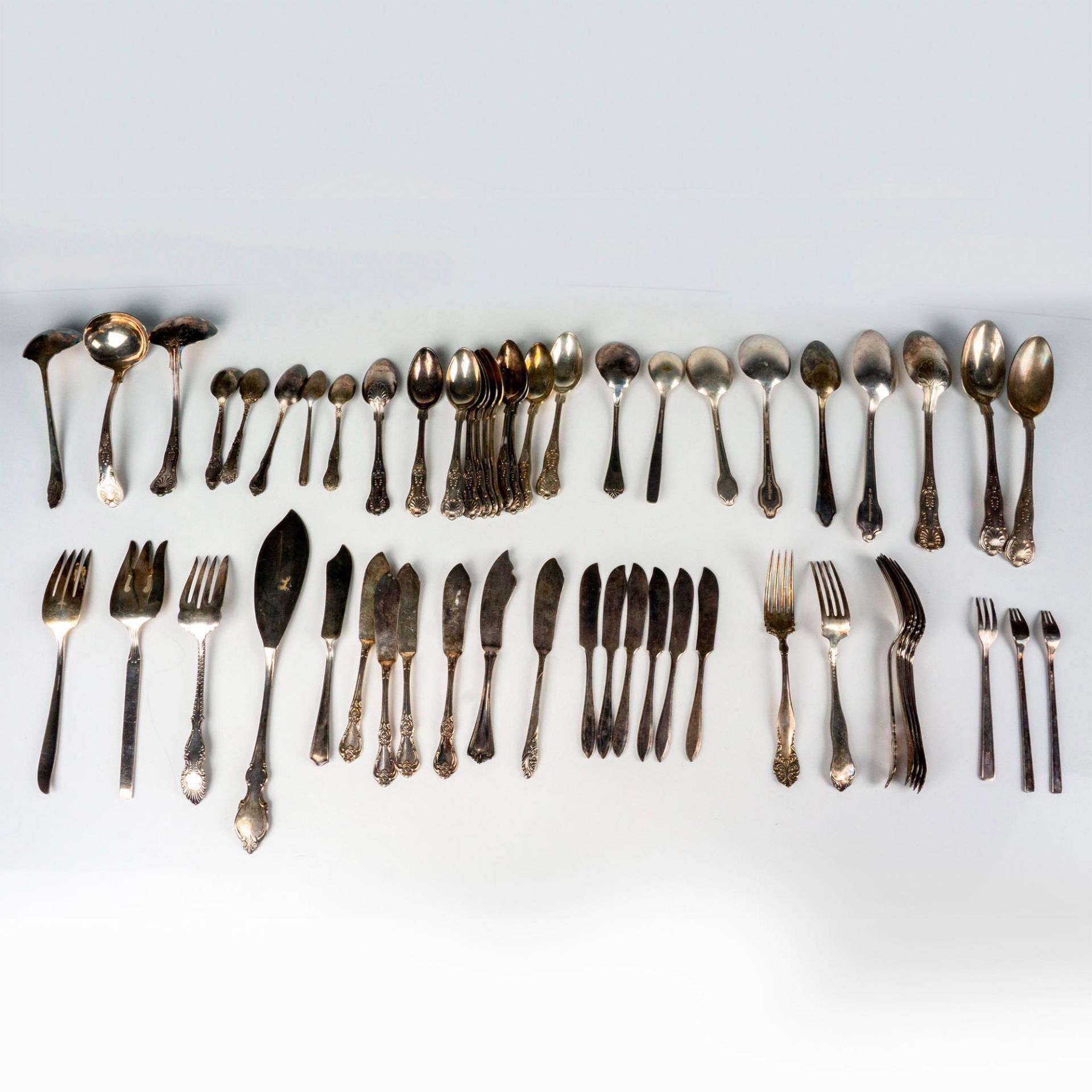 55pc Vintage Stainless Steel Flatware - Image 4 of 4