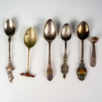 6pc Silver-Plated Collectible Spoons