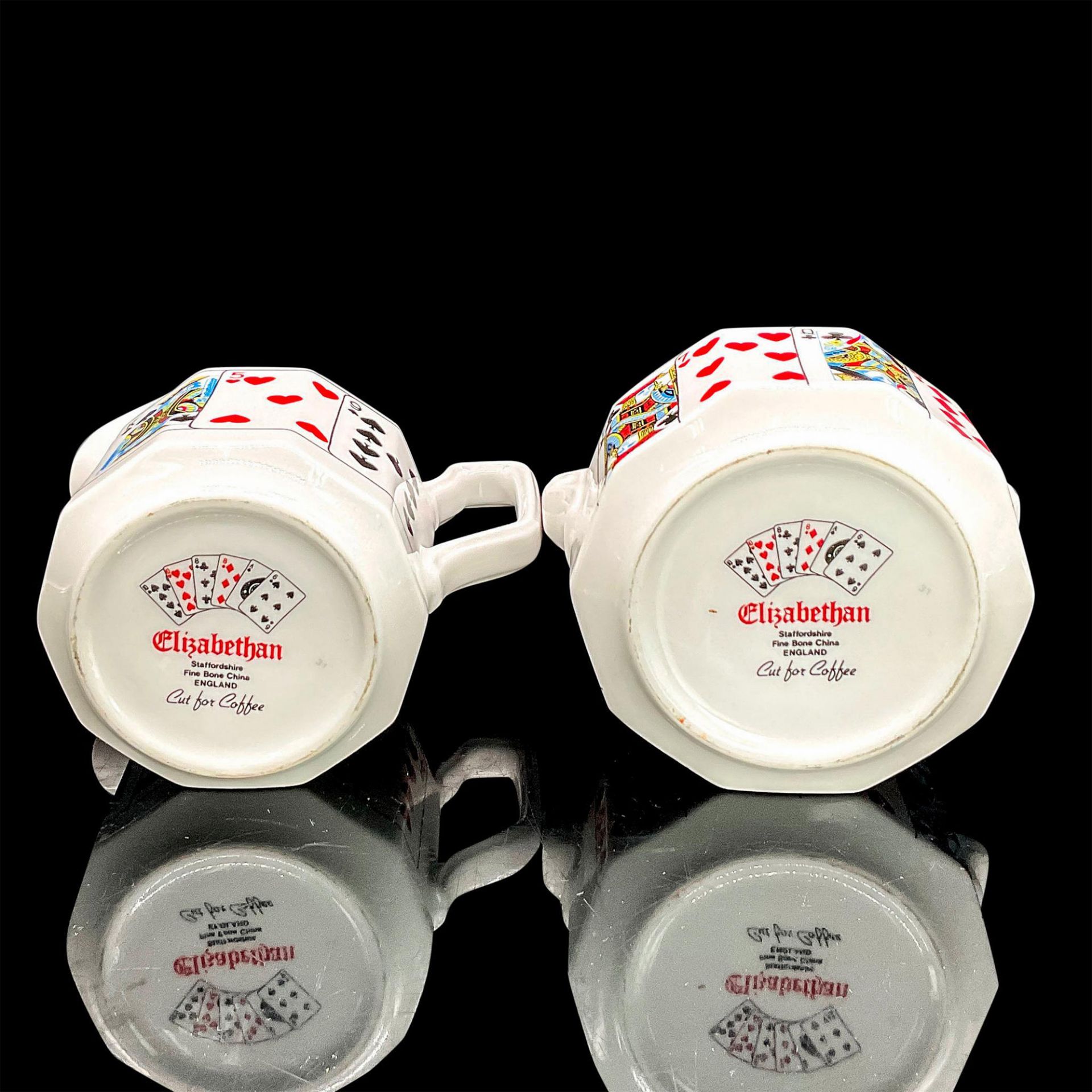 3pc Elizabethan Sugar Bowl/Creamer/Tray, Cut For Coffee - Image 6 of 6