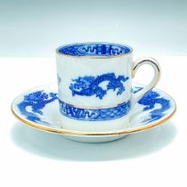 Cauldon England Porcelain Demitasse Cup and Saucer