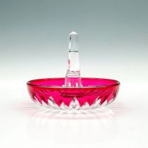 Baccarat Cut Glass Ring Holder