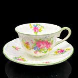 2pc Shelley England Cup and Saucer, Floral Bouquet