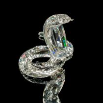 Swarovski Silver Crystal Figurine, Cobra