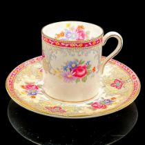 2pc Shelley England Demitasse Cup and Saucer, Georgian