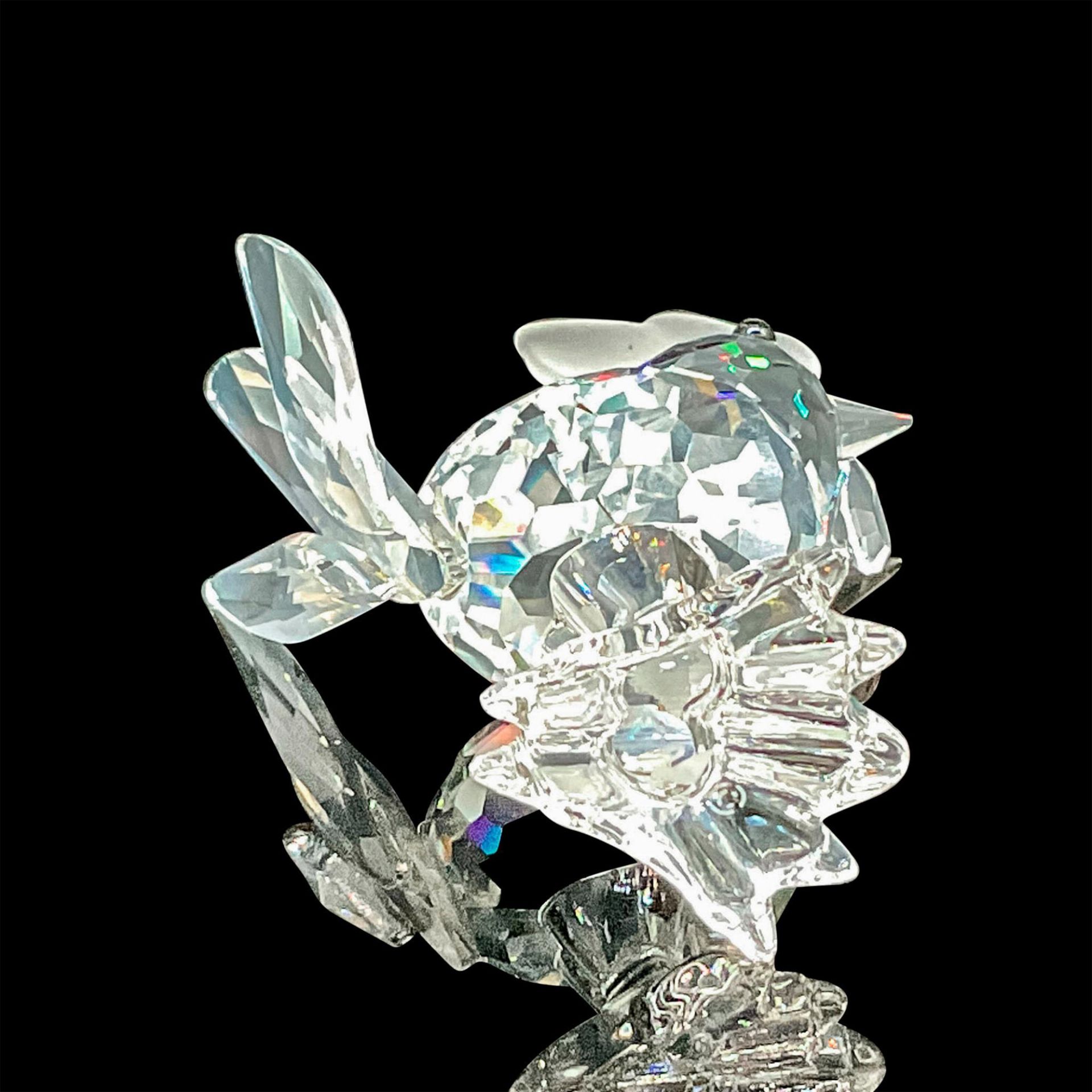 Swarovski Silver Crystal Figurine, Mini Rooster - Bild 3 aus 3