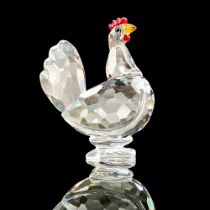 Swarovski Crystal Figurine, Hen