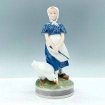 Royal Copenhagen Porcelain Figurine, Girl with Geese