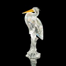 Swarovski Crystal Figurine, Silver Heron