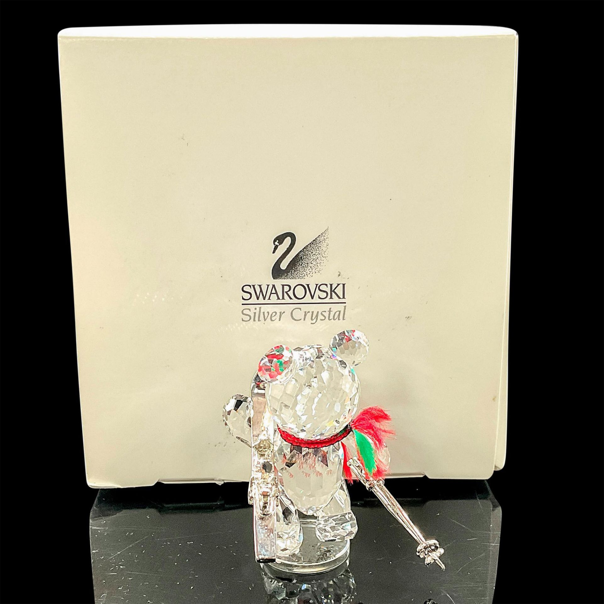 Swarovski Crystal Figurine, Kris Bear with Skis - Image 2 of 3