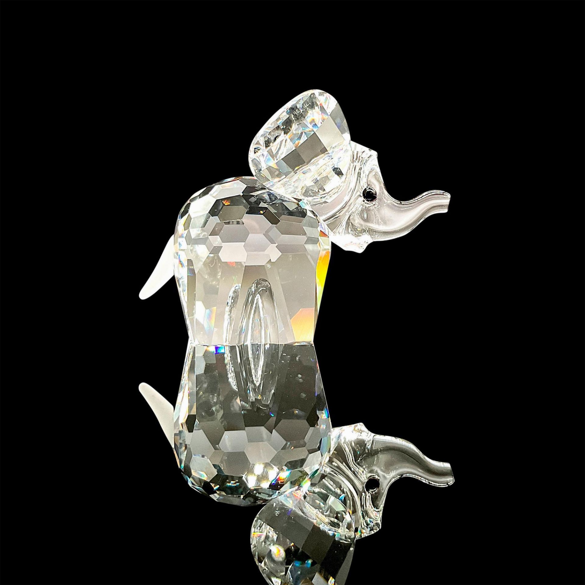 Swarovski Silver Crystal Miniature Figurine, Baby Elephant - Image 3 of 4