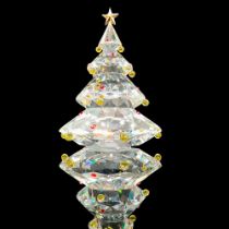 Swarovski Silver Crystal Figurine, Christmas Tree