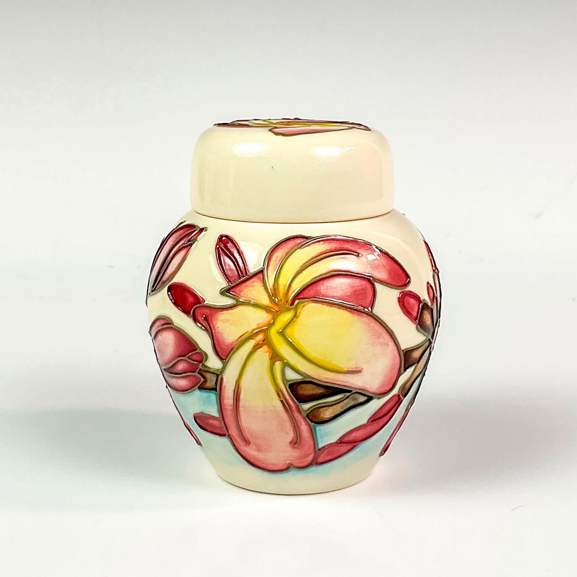 Moorcroft Pottery Frangipani Ginger Jar