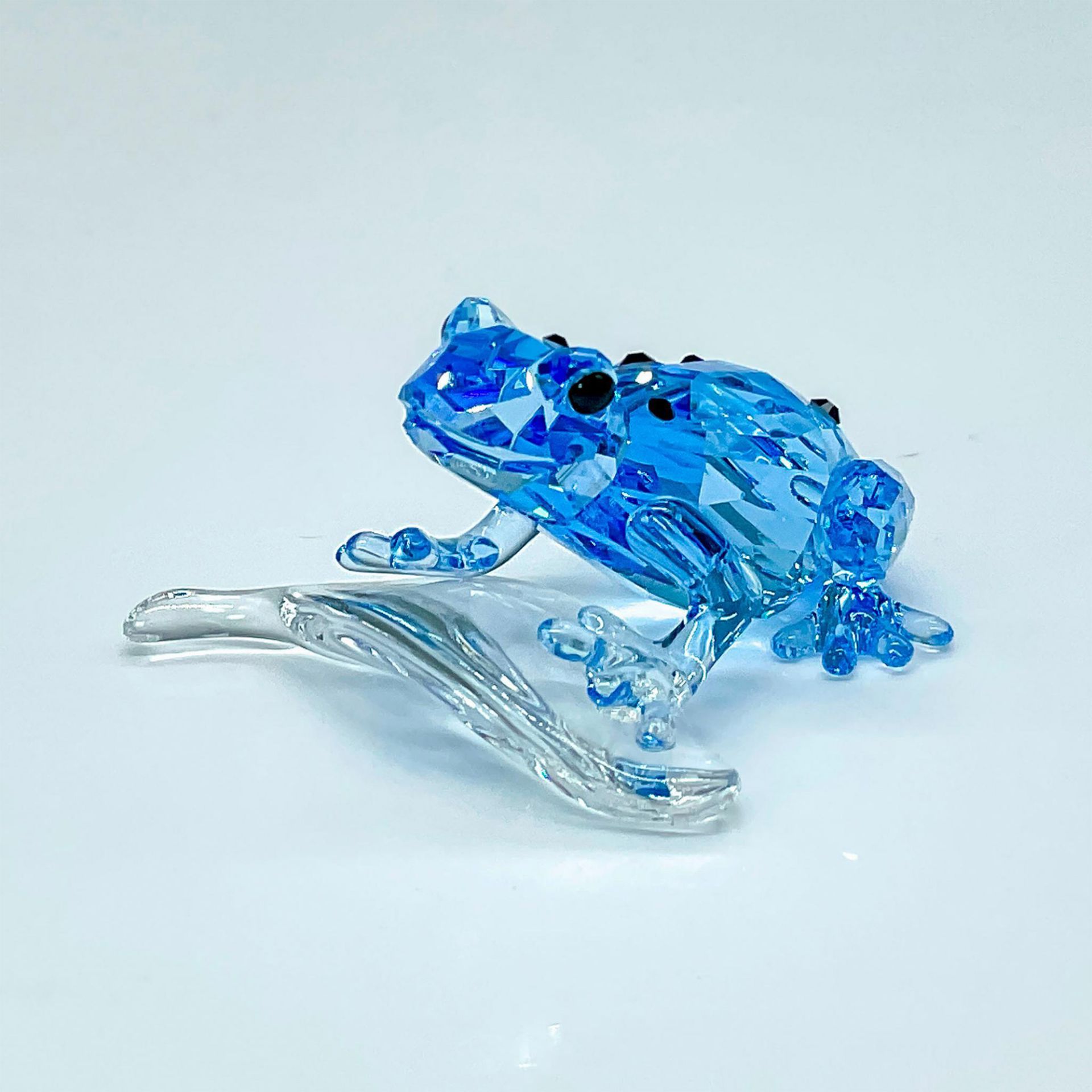 Swarovski SCS Crystal Figurine Blue Dart Frog
