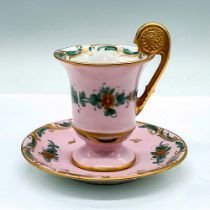 Jordan Marok Co. French Demitasse Cup and Saucer